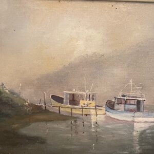FISHING BOATS IN THE FOG